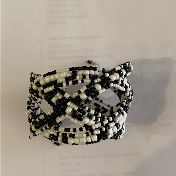 Beaded Cuff Bracelet - Picture 2 of 11